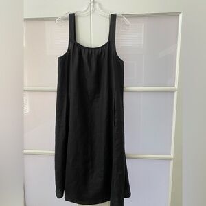 Eileen Fisher NWT Linen Dress with front slash pockets